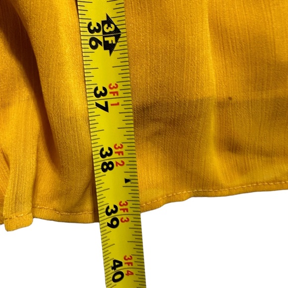 MOSSIMO Yellow Gold Peasant Dress Elastic Waist Size XXLarge - Picture 10 of 10